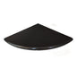 9 Inch Black Marble Corner Shower Shelf for Bathroom, Granite Stone Corner Shelves Both Side Polished for Bath Wall Mounted,Tiled Shower Walls (1Pcs - Black)