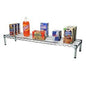 Shelving Inc. 12" d x 48" w Chrome Wire Shelving with 1 Tier Shelf, Weight Capacity 800lbs Per Shelf - size: 12"d x 48"w x 6"h