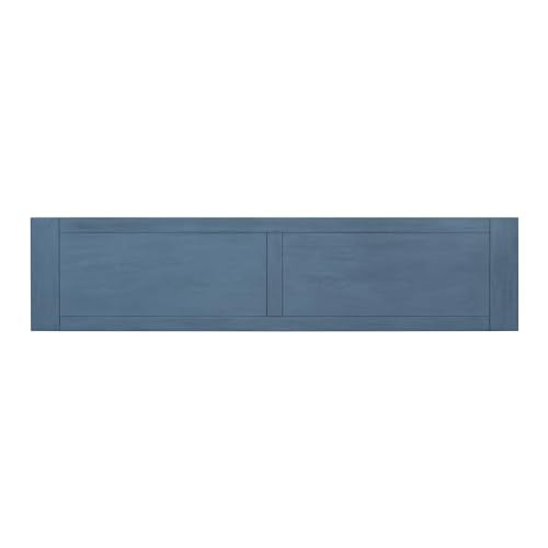 Merax Console Table with 3 Storage Drawers and Bottom Shelf, Entryway Table for Living Room, Easy Assembly, Navy