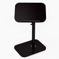 Foldable End Table,17"-31" Adjustable Height,Swivel and Turnable Desktop,TV Tray,Side Table for Small Spaces (Black, 15.7" x 11.8") - color: Black, size: 15.7" x 11.8"