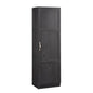 Sauder Miscellaneous Tall Storage Cabinet, Kitchen Pantry, Single Door with Adjustable Shelves, Raven Oak Finish - color: Raven Oak