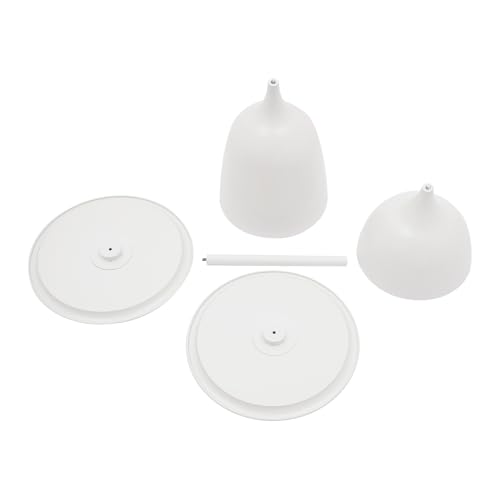 2-Piece Coffee Table, Durable Small Round Coffee Tables for Living Room, Easy Assembly Modern Nesting Coffee Tables Set, Circle Side Tables Round End Table for Sofa Bedside Balcony (White) - color: White