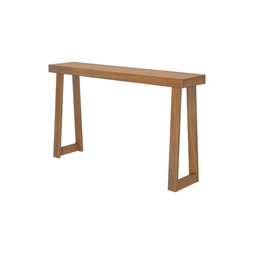 Plank+Beam Classic Console Table, 56 Inch, Pecan | Non-Toxic Finishes, Versatile Design, Elegant Details, Easy Assembly, Quick Setup, Solid Wood - color: Pecan, size: 56" Console Table