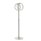 Adjustable Brush Nickel Towel Rack,Freestanding Bathroom Towel Holder - color: Brushed Nickel