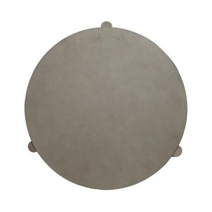 Liberty Furniture Affinity Round End Table for Living Room - Dusty Taupe Faux Concrete Tops - size: End Table