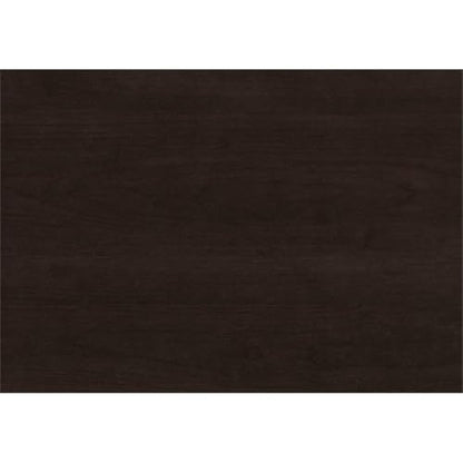 Pemberly Row Accent Table, 22 in H x 24 in W x 12 in D, Cappuccino Finish, Solid Wood with 2 Open Shelves, Tapered Legs, Transitional Style End Table for Living Room or Bedroom - color: Cappuccino