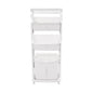 Laundry Basket, Laundry Basket Organizer Sorter Clothes Storage Organizer Shelf Rolling Cart with 4 Wheels, Laundry Hamper Basket Sorter Washing Hamper for Kitchens Bathrooms Bedrooms (4 Tier, White) - style: 4 Tier, White