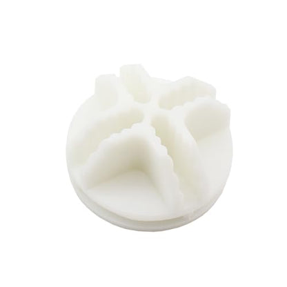 36 Pcs White Wire Cube Connectors, 8 Slots Plastic Grid Cube Organizer Connector for Modular Closet Storage & Wire Shelving