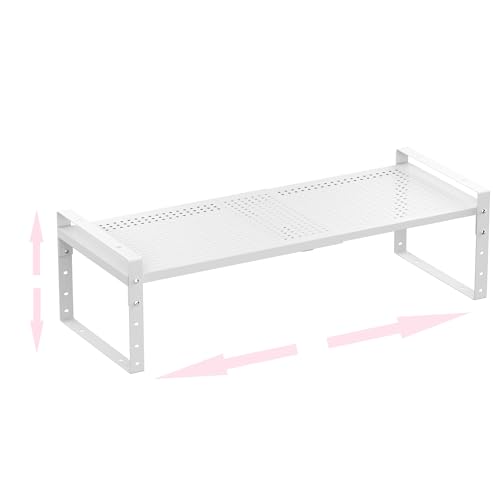 Multi-Functional Metal Shoe Rack, Space-Saving, Perfect for Entryway, Closet, Bathroom, etc. - Sturdy and Durable, High Weight Capacity(1PACK/White/Medium) - color: 1packs/White, size: Medium
