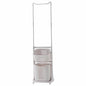 2-Tier Laundry Hamper Sorter with Hanging Bar, Rolling Laundry Baskets with Wheels Removable, Stackable Laundry Cart Organizer and Storage for Small Space Dorm Closet Bathroom - style: 2-Tier