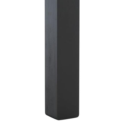 SAFAVIEH Home Collection Lilith Matte Black Square Wave Accent Table - color: Matte Black