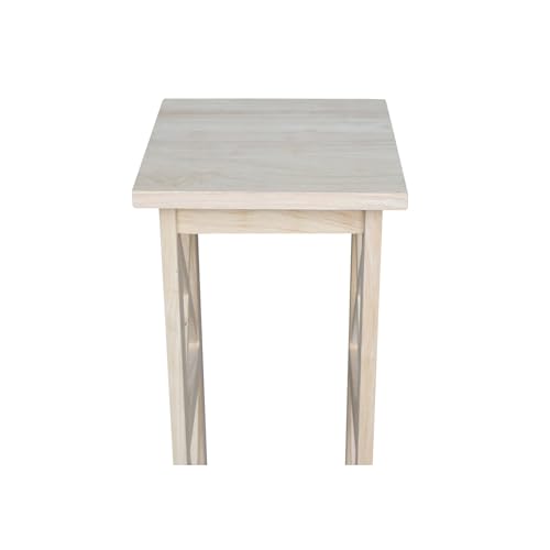 International Concepts Plant Stand, 30 inch, Unfinished - color: Unfinished, size: 12 inch W x 12 inch D x 30 inch H