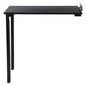 Folding Dining Table, Wall Mounted Folding Table with Support Legs, 29.52 x 15.75 x 29.13 Inch Sturdy Kitchen Desk, Wooden Desk for Small Space Bedroom Living Room Study Room Lounge Office (Black) - color: Black