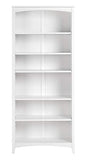 Camaflexi Shaker Style Bookcase, 72", White - color: White, size: 72"