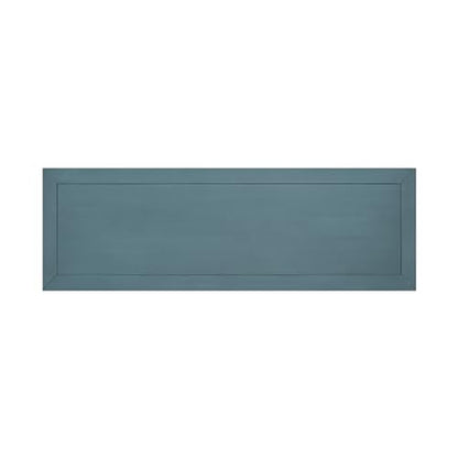 P PURLOVE Console Table Buffet Sideboard Sofa Table with Drawers Cabinets and Bottom Shelf (Dark Blue) - color: Dark Blue
