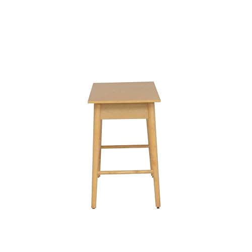 Linon Melissa Natural Wooden One Drawer Writing Desk - color: Natural