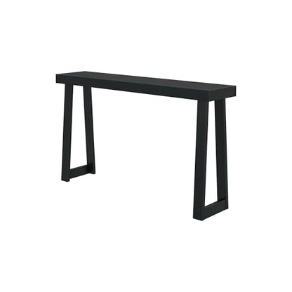 Plank+Beam Classic Console Table, 56 Inch, Black | Non-Toxic Finishes, Versatile Design, Elegant Details, Easy Assembly, Quick Setup, Solid Wood - color: Black, size: 56" Console Table