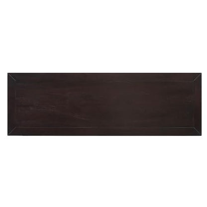 P PURLOVE Console Table Buffet Sideboard Sofa Table with Storage Drawers Cabinets and Bottom Shelf (Espresso) - color: Espresso