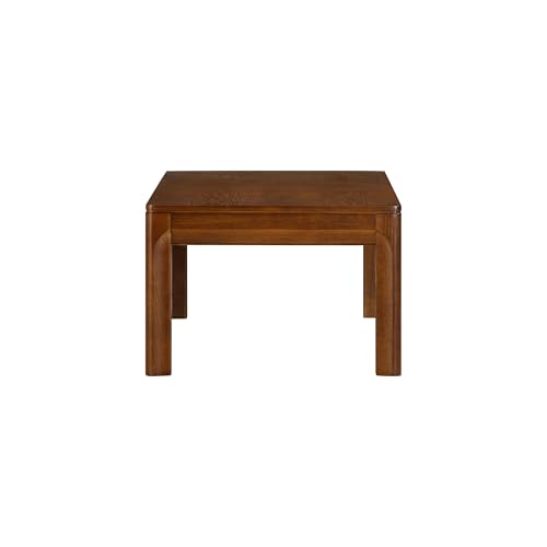 NTC Flow Modern Wooden Rectangle Coffee Table with Hidden Drawer – Waterproof & Heat Resistant, Dark Walnut - color: Dark Walnut, size: 47 Inch, style: Coffee Table