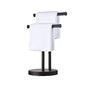 Black Hand Towel Holder Stand, Double Towel Rack T-Shape Hand Towel Stand for Bathroom Countertop, SUS304 Stainless Steel (Matte Black) SHUNLI - color: Black-l