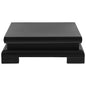 VICASKY Wood Display Base 5.90 X 5.90 X 1.96 in Square Vase Pedestal Stand Decorative Wooden Display Stand for Plant Pot Bonsai Buddha Statue Tea Set Home Office Decor