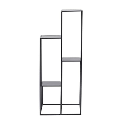 Deco 79 Metal 4 Tier Plantstand, 16" x 16" x 40", Black - color: Black, size: 16" x 16" x 40"