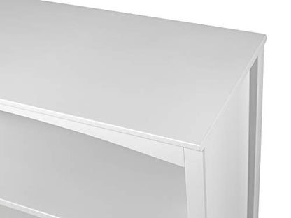 Camaflexi Shaker Style Bookcase, 72", White - color: White, size: 72"