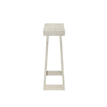 Plank+Beam Classic Console Table, 46 Inch, White Sand | Non-Toxic Finishes, Versatile Design, Elegant Details, Easy Assembly, Quick Setup, Solid Wood - color: White Sand Wirebrush, size: 46" Console Table