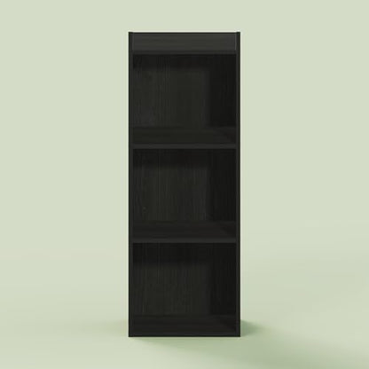 Hagen 3 Cube Bookcase, Display Shelf, Open Shelf, for Living Room and Home Office, Black Oak - color: Black Oak, size: 9.3 (D) x 12 (W) x 31.5 (H) inches