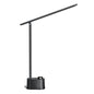 Honeywell HWT-H01 LED Desk Lamp, Foldable & Stepless Dimmable, Black | Sunturalux Eye-Caring Desk Light with Charging Ports, Modern Table Lamp, Reading Lamp for Home Office Bedroom College Dorm - color: Black