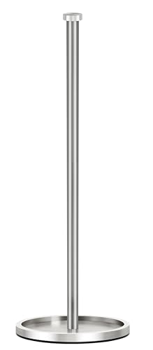 Toilet Paper Holder Stand with Reserve Function, Brushed Nickel Toilet Roll Holder Free Standing, Toilets Paper Storage Stand for 5 Rolls of Toilets Papers，Modern Design