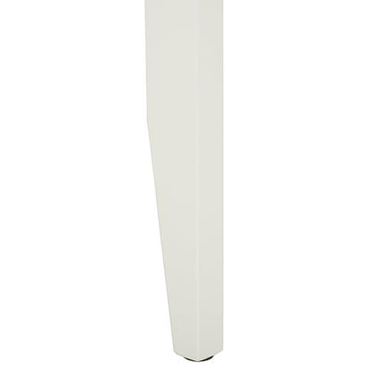 SAFAVIEH Home Collection – Naios White Accent Table, Modern Rectangular Side Table with Curved Legs, Minimalist Design (ACC9713B) - color: Ivory