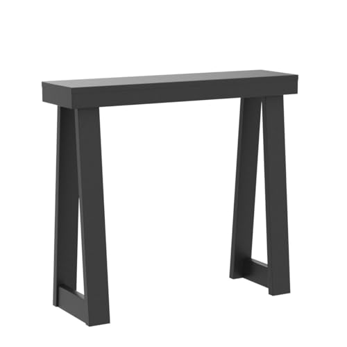 Plank+Beam Classic Console Table, 36 Inch, Black | Non-Toxic Finishes, Versatile Design, Elegant Details, Easy Assembly, Quick Setup, Solid Wood - color: Black, size: 36" Console Table
