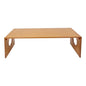 Folding Coffee Table Foldable Low Coffee Table Rectangular Bamboo Floor Table Desk with Large Load-Bearing Capacity for Tatami Home, Office, Living Room (39.3 * 14.5 * 11.8in) - size: 39.3*14.5*11.8in