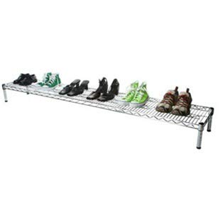 Shelving Inc. 12" d x 72" w Chrome Wire Shelving with 1 Tier Shelf, Weight Capacity 800lbs Per Shelf - size: 12" d x 72" w x 6" h