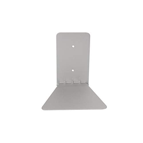 Umbra Conceal, Sturdy Metal Floating Bookshelf for Wall, Silver, Small, Set of 3 - size: Set of 3, Small
