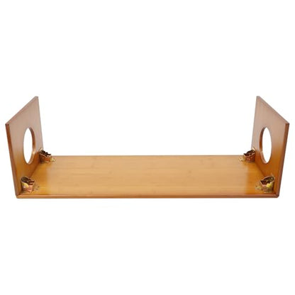 Folding Coffee Table Foldable Low Coffee Table Rectangular Bamboo Floor Table Desk with Large Load-Bearing Capacity for Tatami Home, Office, Living Room (39.3 * 14.5 * 11.8in) - size: 39.3*14.5*11.8in