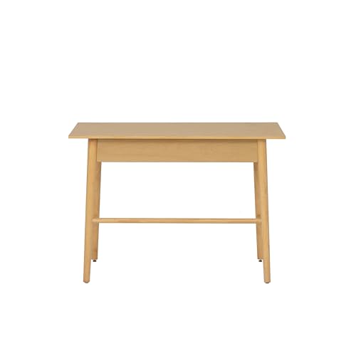 Linon Melissa Natural Wooden One Drawer Writing Desk - color: Natural