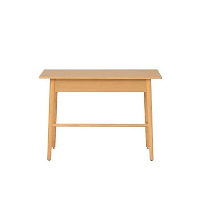 Linon Melissa Natural Wooden One Drawer Writing Desk - color: Natural