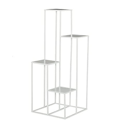 Deco 79 080111 Plantstand, White - color: White, size: 16" x 16" x 40"