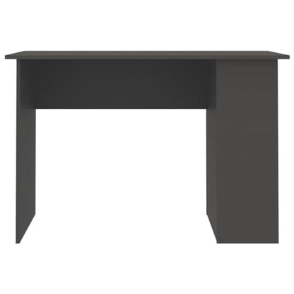 Modern Gray Engineered Wood Rectangular Desk with Ample Workspace, Durable Construction and Sleek Matte Finish for Home Office and Study Use - color: Grey