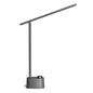 Honeywell HWT-H01 LED Desk Lamp, Foldable & Stepless Dimmable, Gray | Sunturalux Eye-Caring Desk Light with Charging Ports, Modern Table Lamp, Reading Lamp for Home Office Bedroom College Dorm - color: Gray