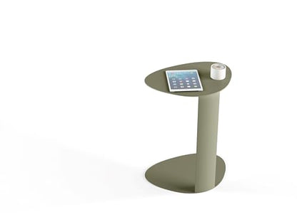 BDI Furniture Bink 1025-19.25'' Laptop Stand, Side Table, End Table, C Table for Sofa or Bedside, Moss - color: Green
