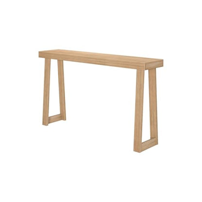 Plank+Beam Classic Console Table, 56 Inch, Blonde | Non-Toxic Finishes, Versatile Design, Elegant Details, Easy Assembly, Quick Setup, Solid Wood - color: Blonde, size: 56" Console Table