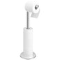 TACGEA Toilet Paper Holder Stand, Bathroom Toilet Paper Roll Holder Stainless Steel, Storage for 4 Rolls of Toilet Tissue, Silver - color: Silver