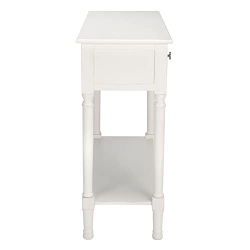 Safavieh Home Collection Josie Distressed White 2-Drawer Console Table - color: Distressed White