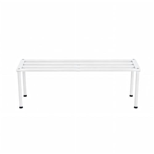 Metal Plant Stand, Rust-proof Aluminum Display Rack, Plants Display Stands Decoration Racks for Living Room Garden Balcony Patio (White, 42.5Inch Tall Leg) - color: White, size: 42.5Inch Tall Leg