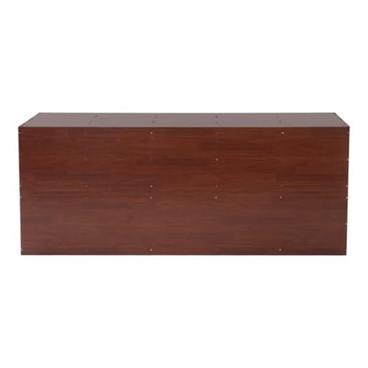 10 Cube Storage Organizer,Pine Wood Bookshelf,59" Tall Open Bookcase,11.8" Wide Narrow Display Shelf - Baking Paint Finish Floor Standing Shelves for Living Room,Bedroom,Home Office - size: 10-Cube-Wood-1