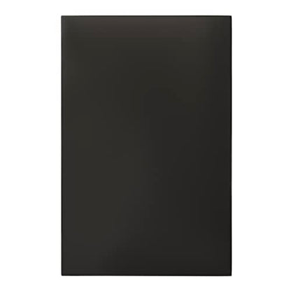 Kate and Laurel Lockhardt Metal Minimal C-Table for Bedroom or Living Room; Black; 19 x 13 x 27; Modern Narrow Side Table for Small Spaces and Bedroom Accent Piece