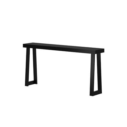 Plank+Beam Classic Console Table, 66 Inch, Black | Non-Toxic Finishes, Versatile Design, Elegant Details, Easy Assembly, Quick Setup, Solid Wood - color: Black, size: 66" Console Table